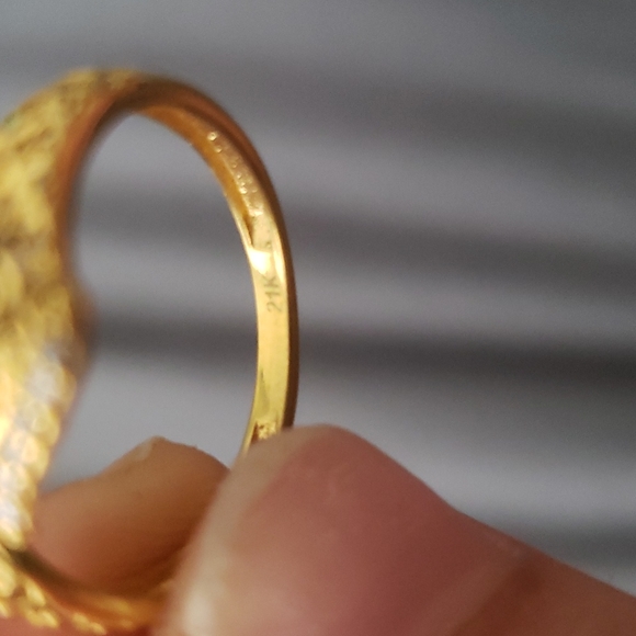 21k gold ring - Picture 2 of 3